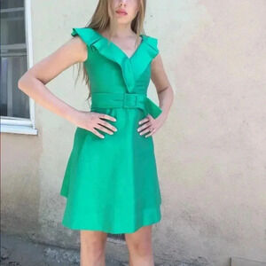 Vintage green 60's party dress